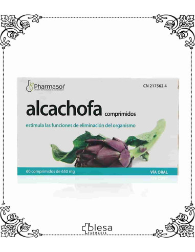 Soria Natural pharmasor alcachofa 60 comprimidos