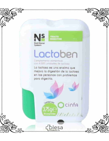 Cinfa NS lactoben 50 comprimidos