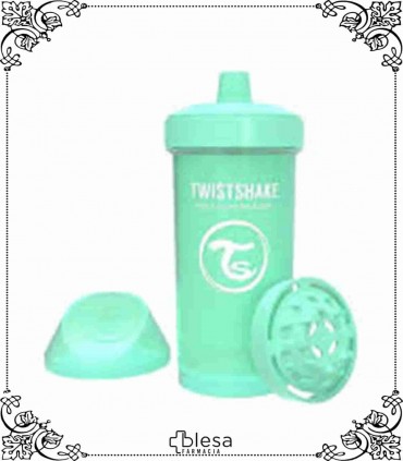 Twistshake taza kid verde +12 M 360 ml