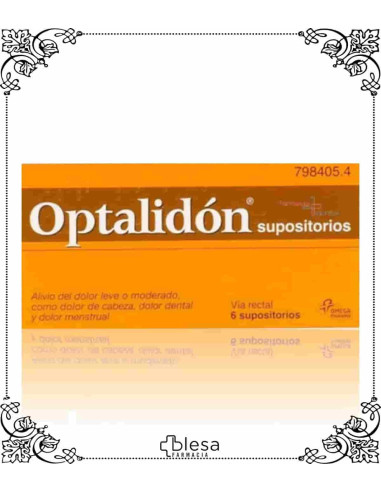 Perrigo optalidon 6 supositorios