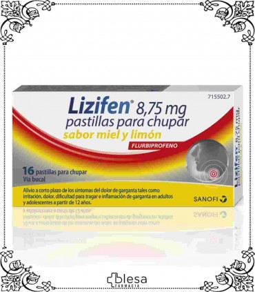 Opella Healthcare	lizifen miel y limón 16 pastillas