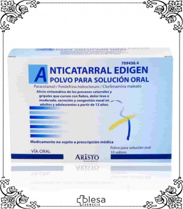 Aristo Pharma anticatarral edigen polvo 10 sobres