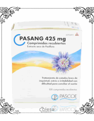 Pascoe Pharmazeutische pasang 425 mg 100 comprimidos