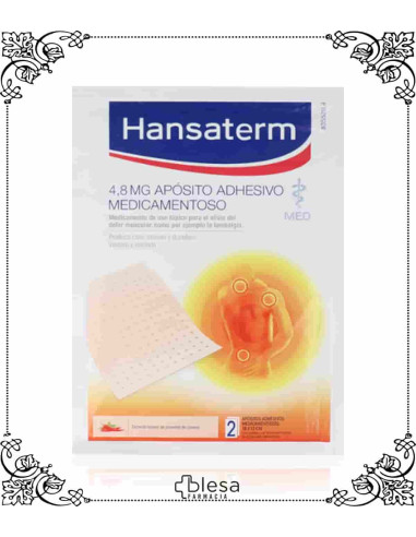 Beiersdorf hansaterm 12x18 cm 2 apósitos adhesivos