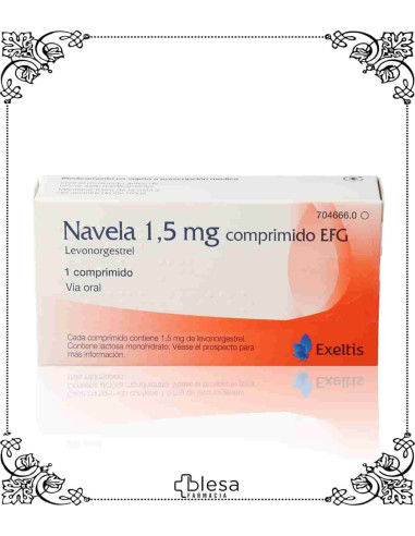 Exeltis navela 1,5 mg 1 comprimido