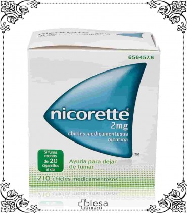 Chicles medicamentosos de nicotina Nicorette®