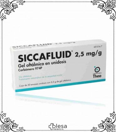 Thea siccafluid gel oftálmico 30 unidosis