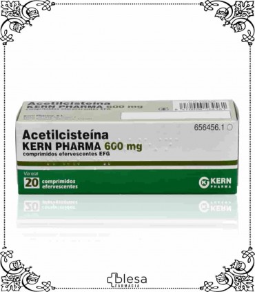 Kern acetilcisteina 600 mg 20 comprimidos