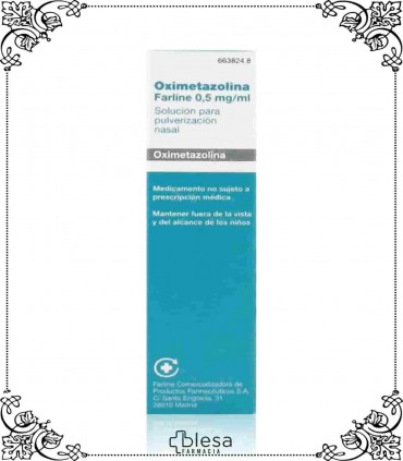 Farline oximetazolina 0,5 mgml solución nasal 15 ml