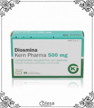 Kern diosmina 500 mg 30 comprimidos