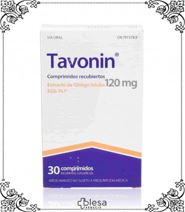 Dr. Willmar tavonin 120 mg 30 comprimidos