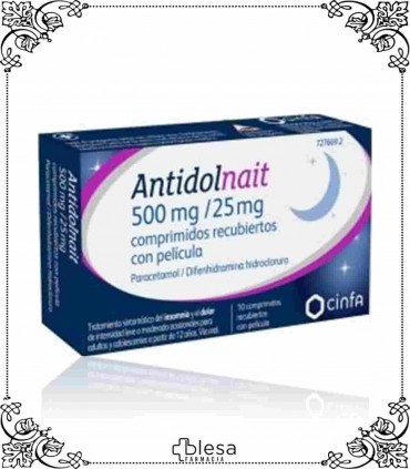 Cinfa antidolnait 500 mg25 mg 10 comprimidos