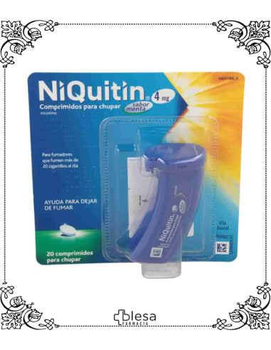 Perrigo niquitin 4 mg sabor menta 20 comprimidos