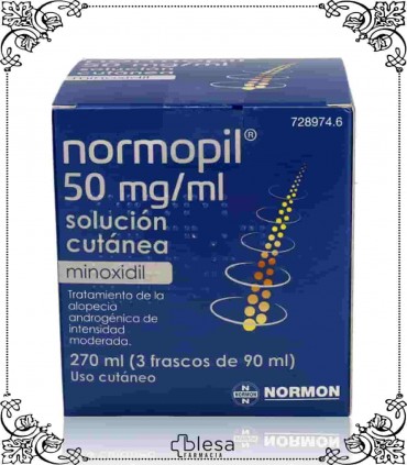 Normon normopil 50 mg/ml solución 3 frascos de 90 ml