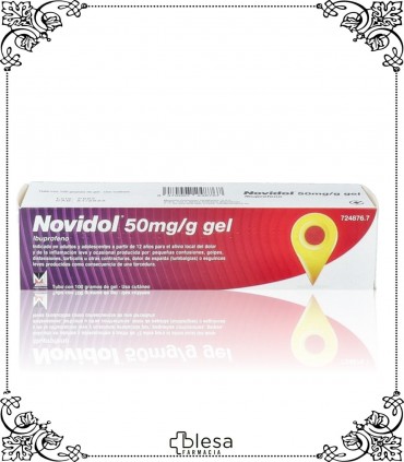 Menarini novidol 50 mg/g gel 100 gr