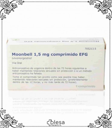Bausch health moonbell 1,5 mg 1 comprimido