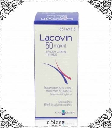 Galderma lacovin 50 mg/ml solución 60 ml