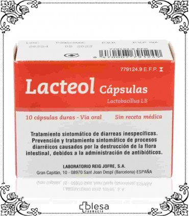 Reig Jofre lacteol 10 cápsulas