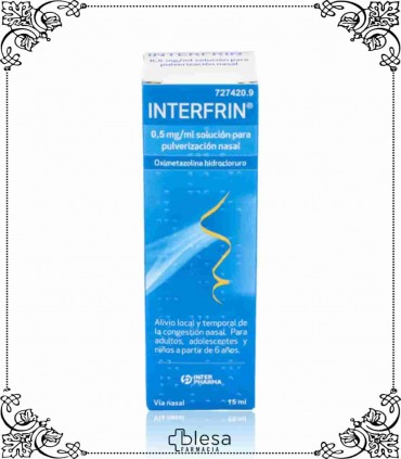 Interpharma interfrin 0,5 mg/ml 15 ml