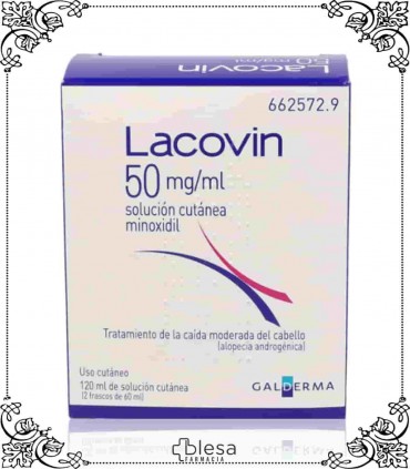 Galderma lacovin 50 mg/ml solución 2x60 ml