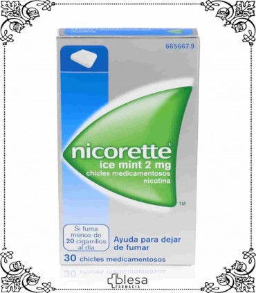 Johnson & Johnson nicorette ice mint 2 mg 30 chicles