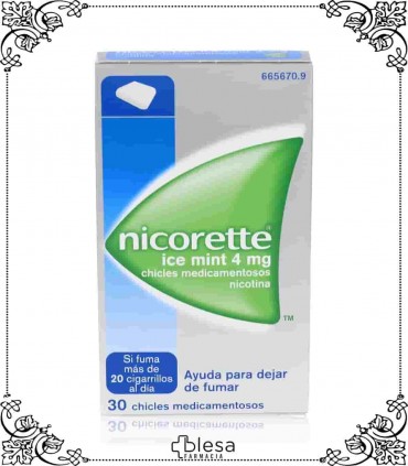 Johnson & Johnson nicorette ice mint 4 mg 30 chicles