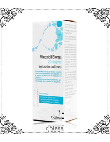 Bailleul minoxidil biorga 20 mgml 60 ml