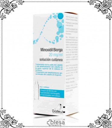 Bailleul minoxidil biorga 20 mgml 60 ml