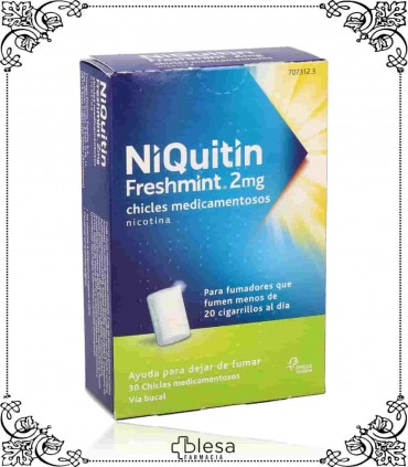 Perrigo niquitin mint 2 mg 30 chicles
