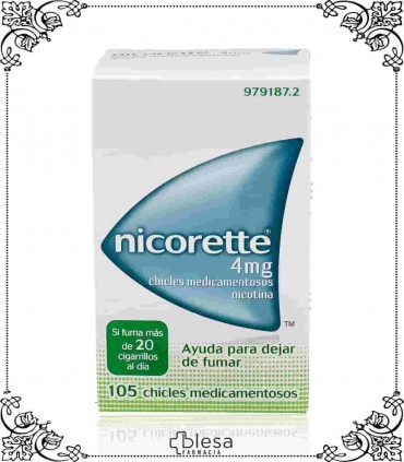 Johnson & Johnson nicorette 4 mg 105 chicles