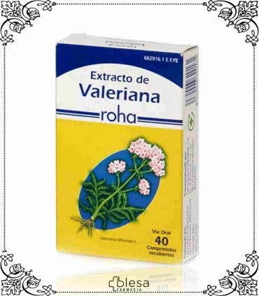 Roha Arzneimittel extracto de valeriana 140 mg 40 comprimidos