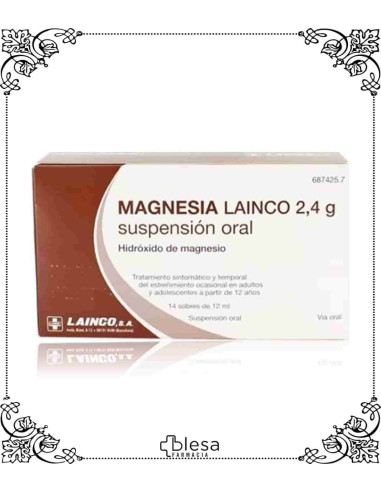 Lainco magnesia lainco suspensión 14 sobres