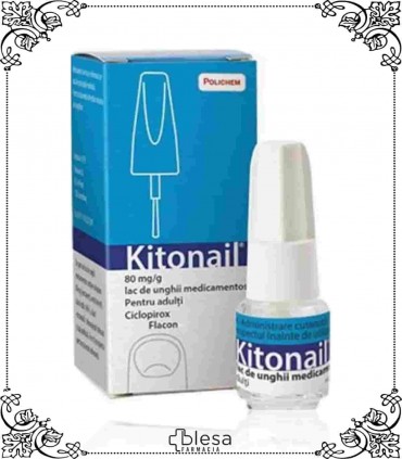 Polichem kitonail 80 mgg barniz de uñas 3,3 ml