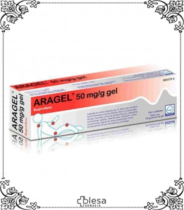 Arafarma aragel 50 mg/g gel 60 gr
