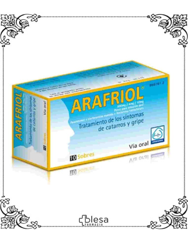 Arafarma arafriol polvo para solución oral 10 sobres