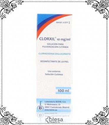 Bohm clorxil 10 mg/ml solución para pulverización cutánea 250 ml