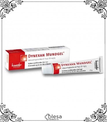 Chemische dynexan 20 mg/g gel bucal 10 gr