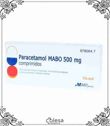 Mabo paracetamol 500 mg 10 comprimidos