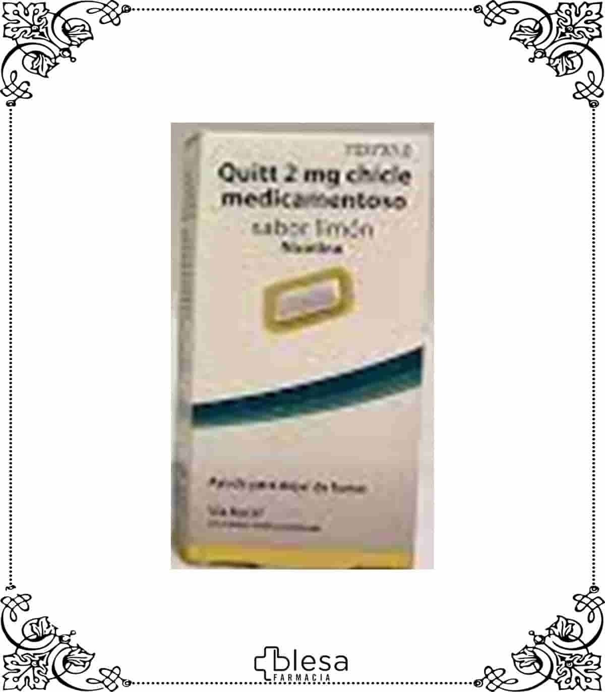 Nicokern 2 mg 24 chicles sabor menta, Nicotina