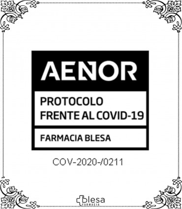 Trabajamos con el protocolo frente al COVID-19 certificado por Aenor