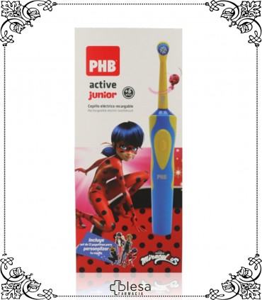 PHB cepillo eléctrico active junior recargable para niños mayores de 6 años.