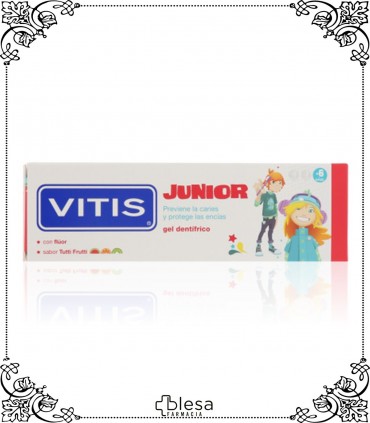 Dentaid vitis junior gel dental es un producto para la higiene dental infantil