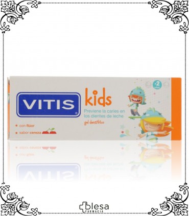 Dentaid vitis kids gel 50 ml es un producto para la higiene dental infantil.
