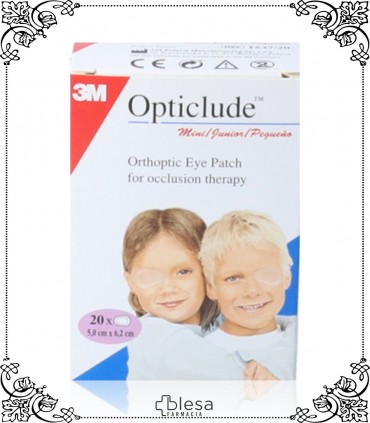 3M opticlude es un parche ocular para terapia oclusiva
