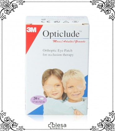 3M opticlude es un parche de uso infantil empleado en la terapia oclusiva