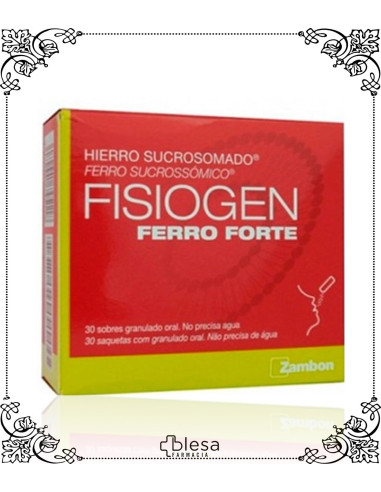 Zambon fisiogen ferro forte 30 sobres