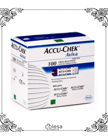 Roche accuchek aviva 100 tiras