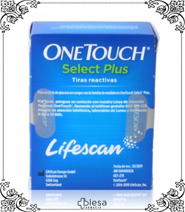 LifeScan one touch select plus 100 tiras