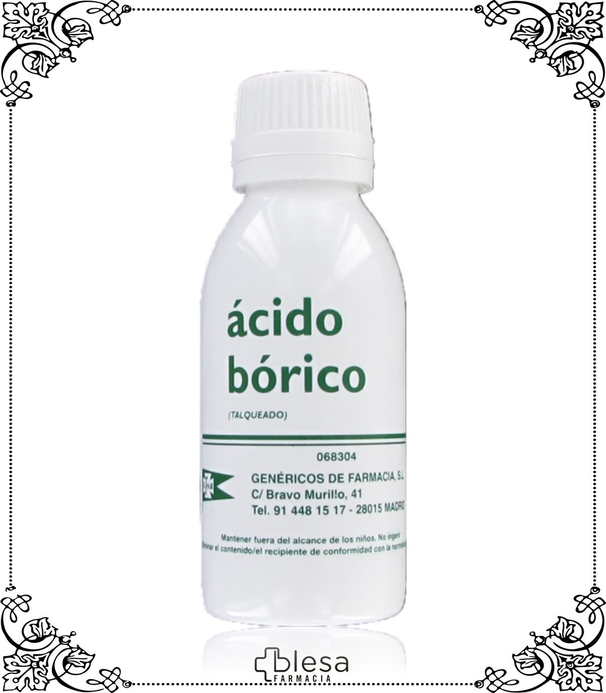Cofares ácido bórico genéricos 100 gr - Blesa Farmacia