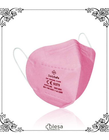 DailySafe mascarilla FFP2 rosa 1 unidad